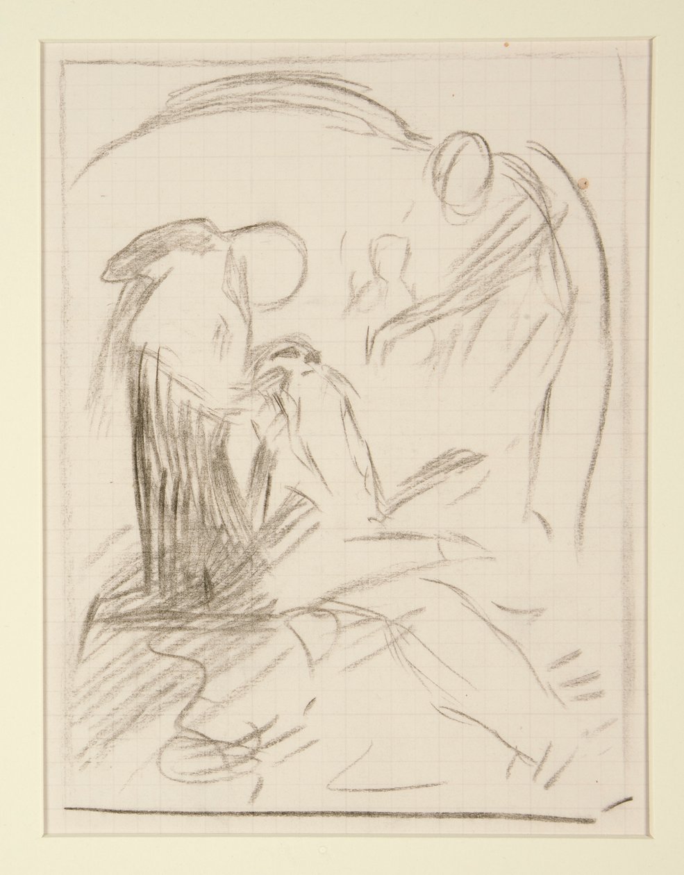 Två sammansättningsstudier för av Edwin Austin Abbey