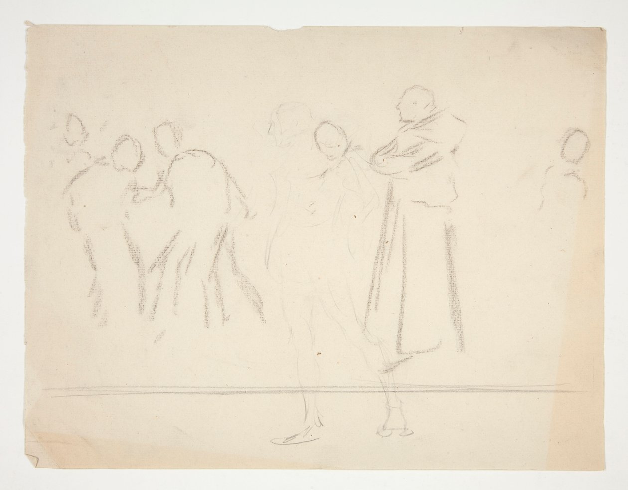 Oidentifierad illustration av Edwin Austin Abbey