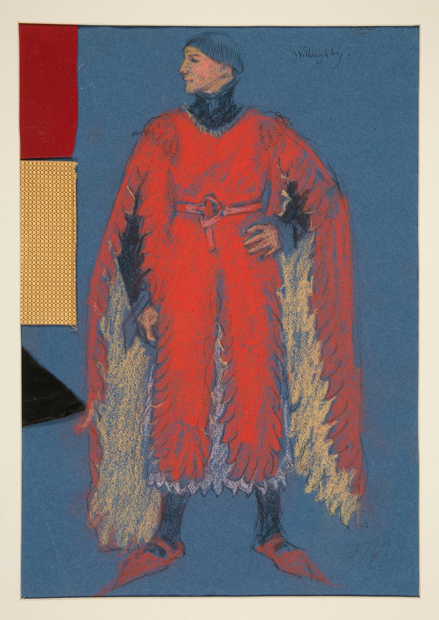 Willoughby, kostymskiss för Henry Irving av Edwin Austin Abbey