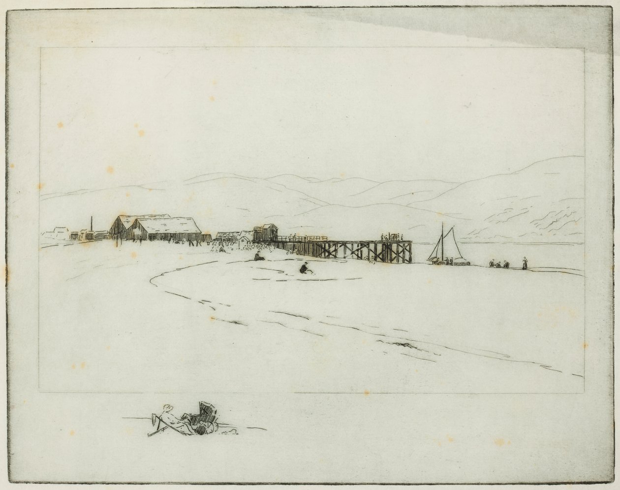The Pier (etsning) av Edwin Butler Bayliss