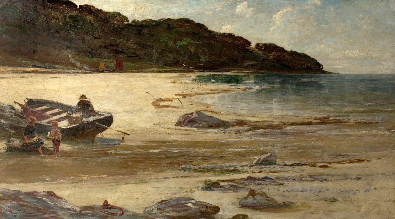 Kustscenen, 1891 av Edwin Ellis