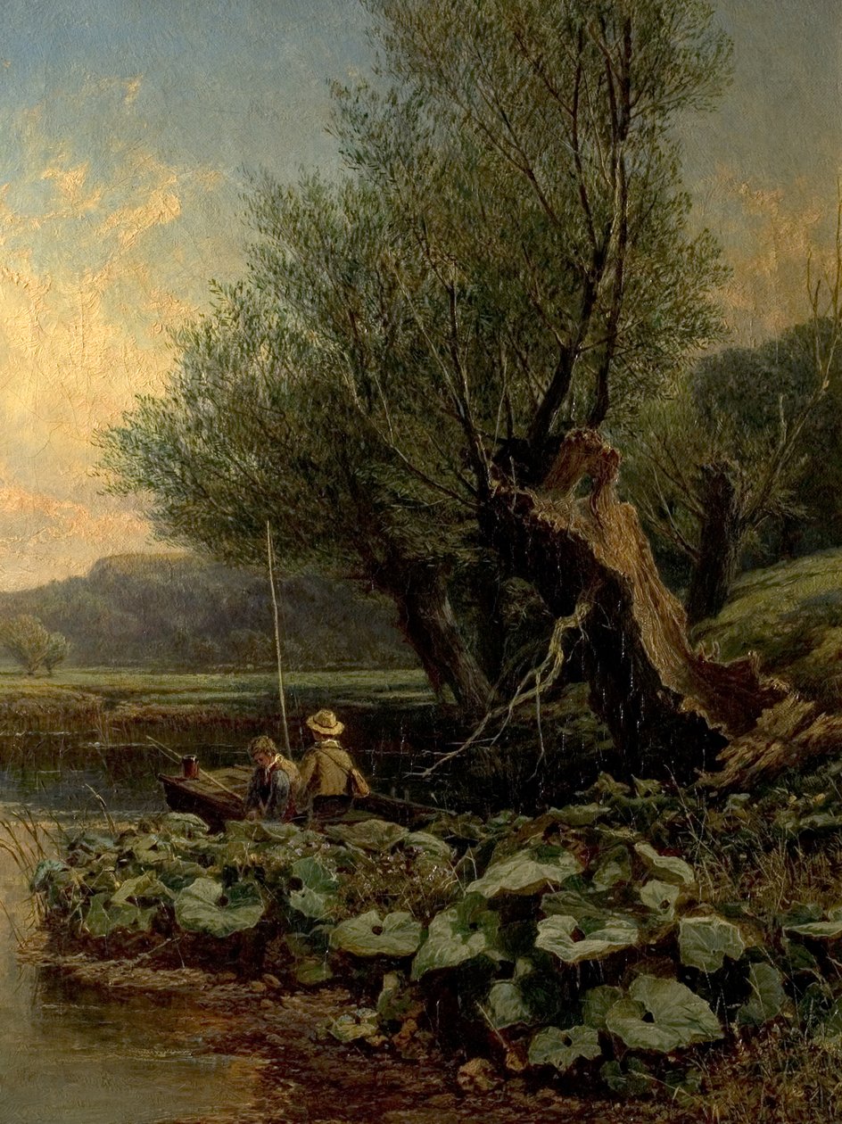 Unga sportfiskare, 1868 av Edwin Ellis