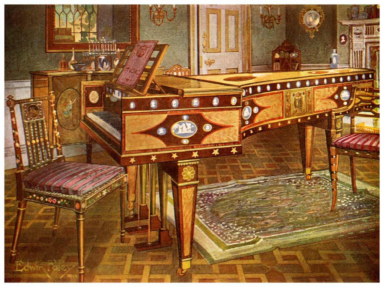 Dekormöbler från slutet av 1700-talet, 1911-1912. av Edwin Foley