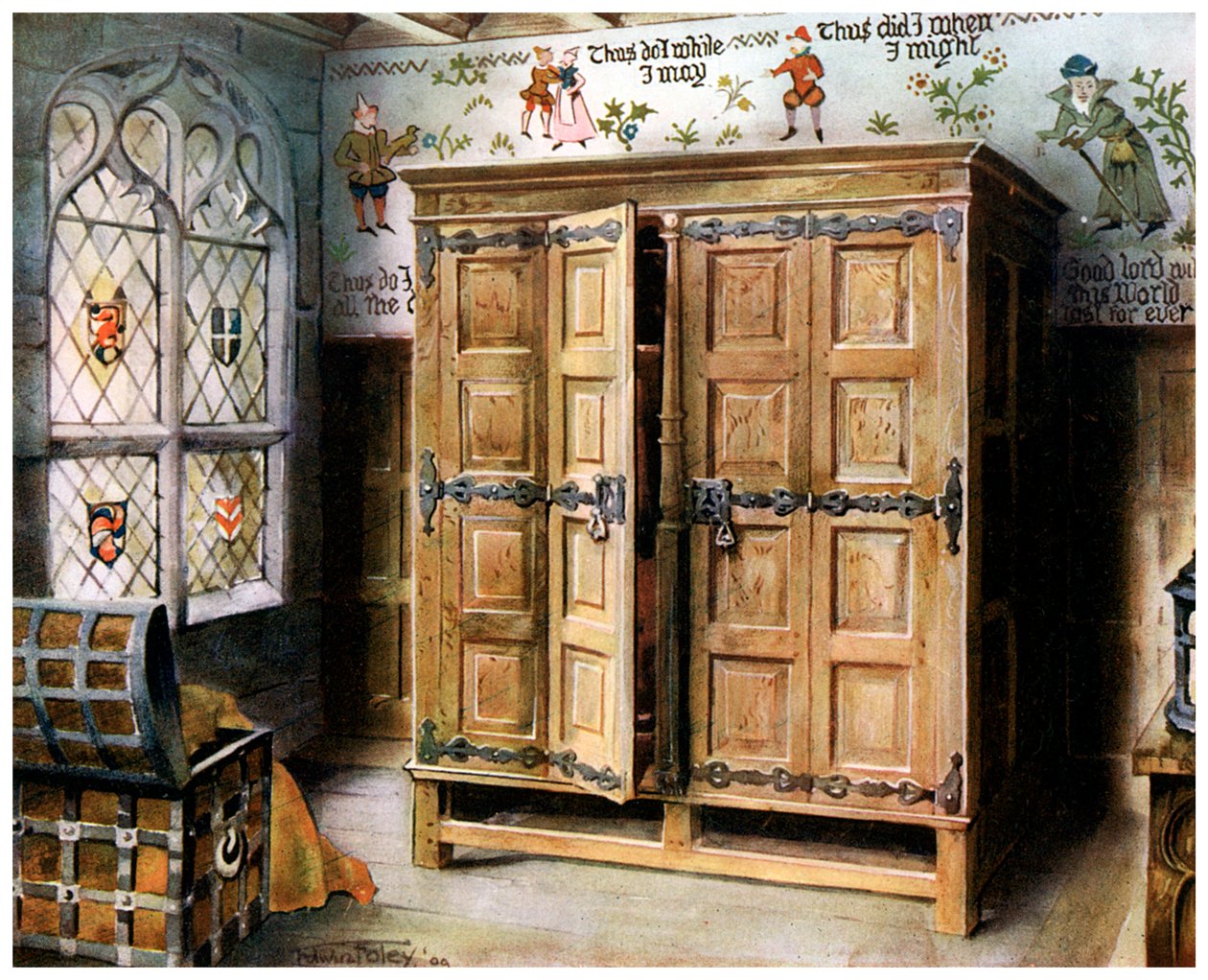 Ekpress, Strangers Hall, Norwich, Norfolk, 1910. av Edwin Foley