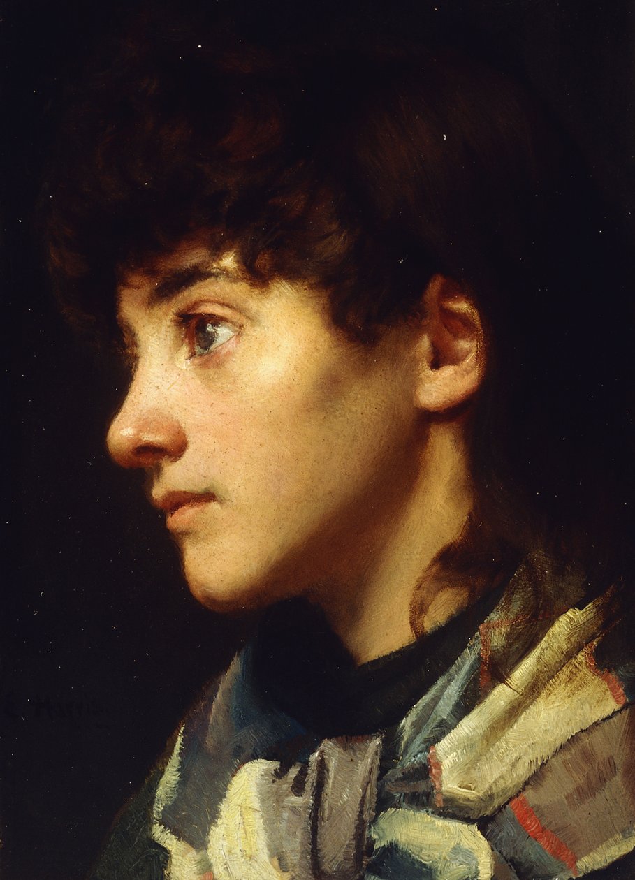 The Newlyn Girl, ca 1895 av Edwin Harris