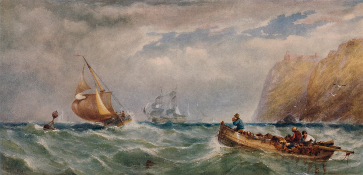 Seapiece, 1800-1900-talet, 1935 av Edwin Hayes