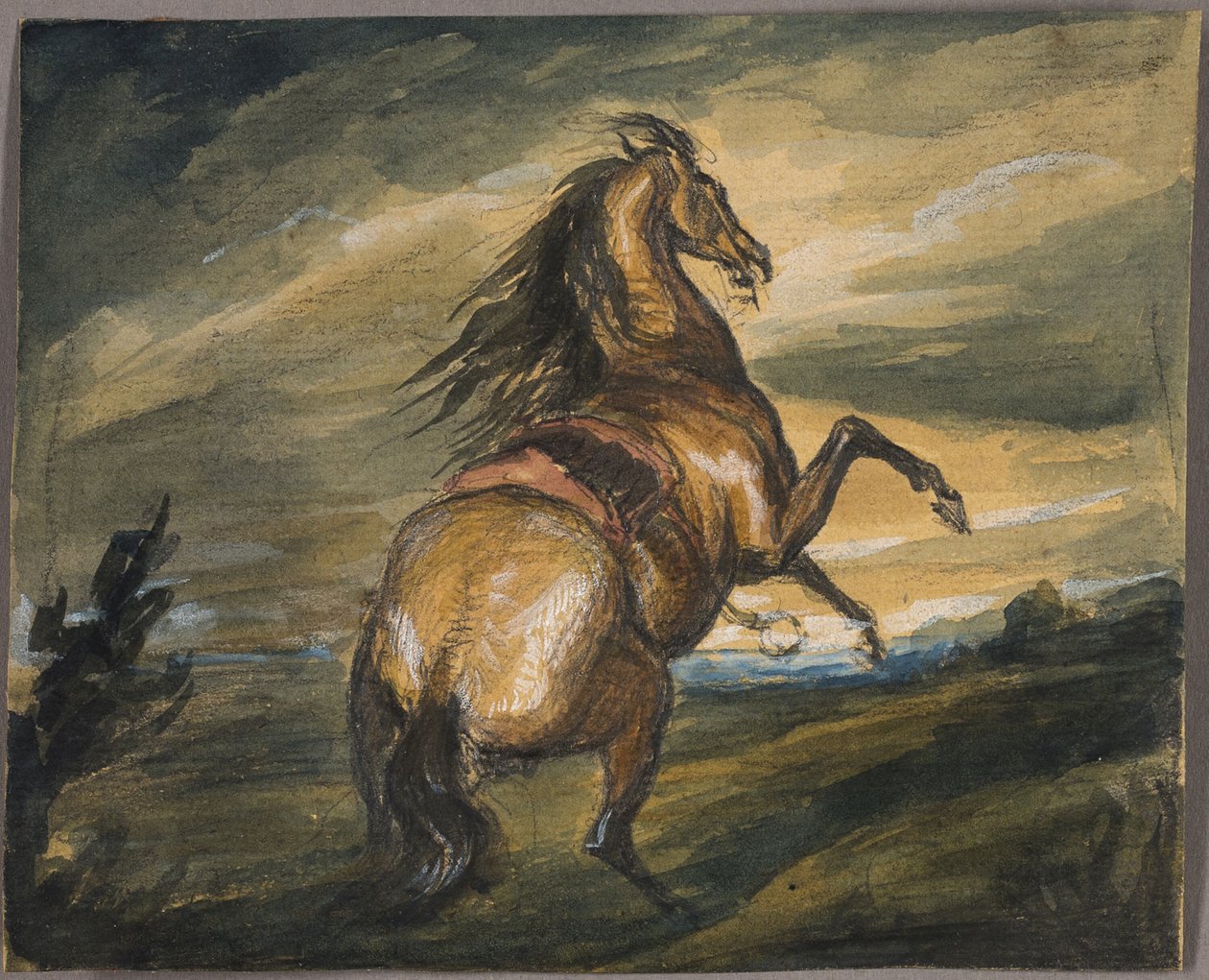 Uppfödande häst av Edwin Henry Landseer