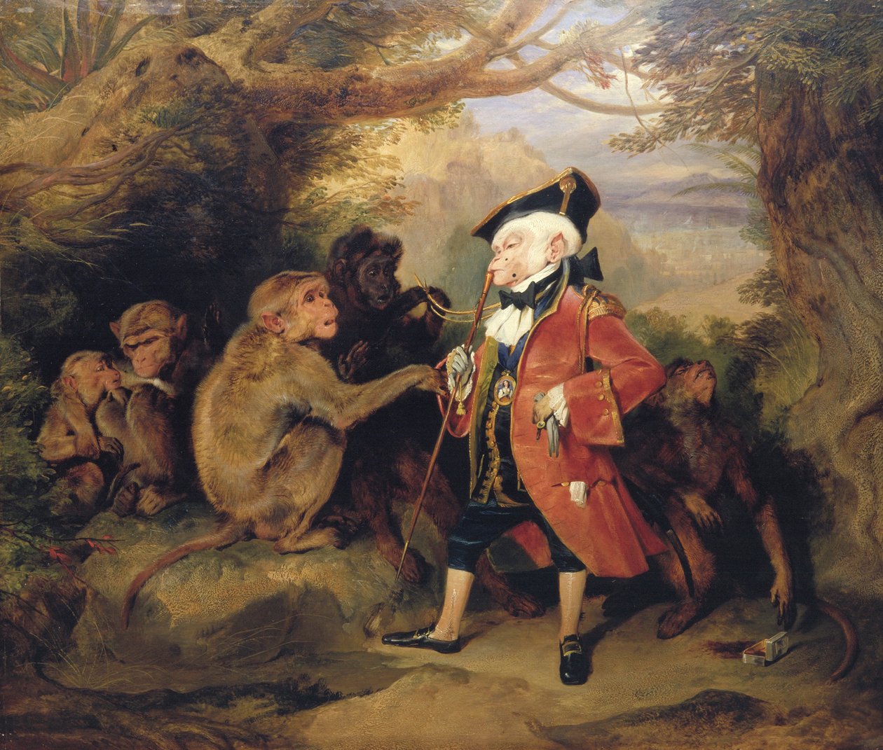 "Den reste apan", 1827 av Edwin Henry Landseer
