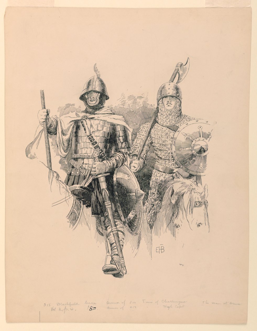 "Armor of 800. Time of Charlemagne" av Edwin Howland Blashfield