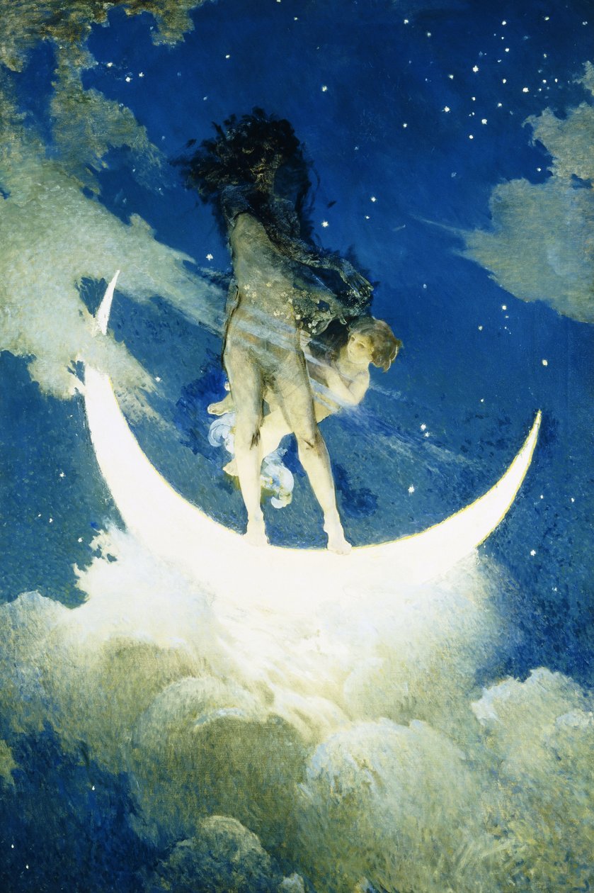 Månen och stjärnorna av Edwin Howland Blashfield