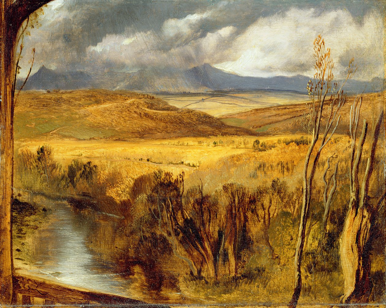 Ett höglandslandskap, ca 1825-35 av Edwin Landseer