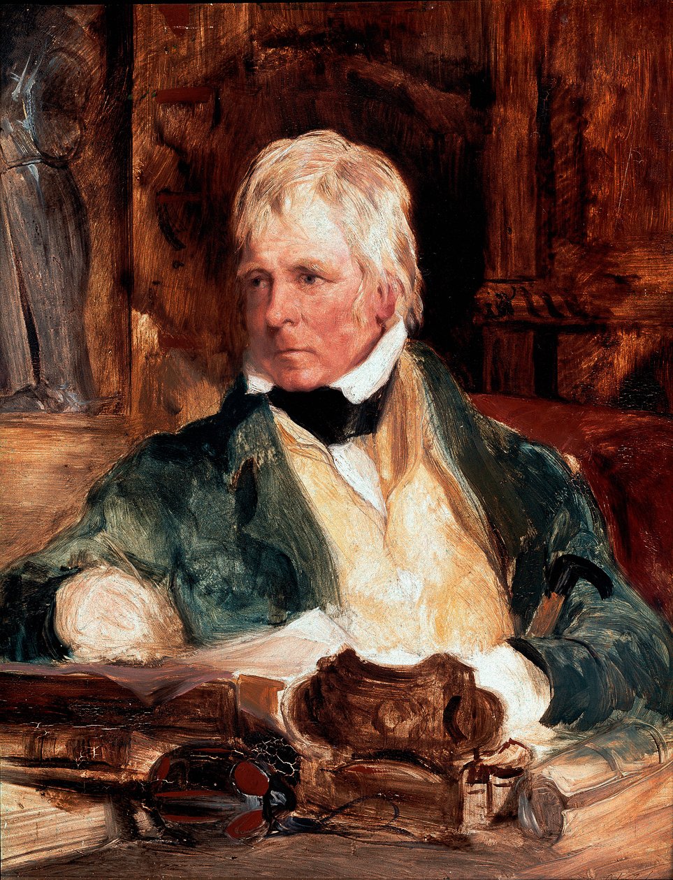 Porträtt av Walter Scott (1771-1832), skotsk författare målning av Edwin Henry Landseer (1802-1873) 1824 Sön. 29,2 cm x 24,1 cm London, National Portrait Gallery av Edwin Landseer
