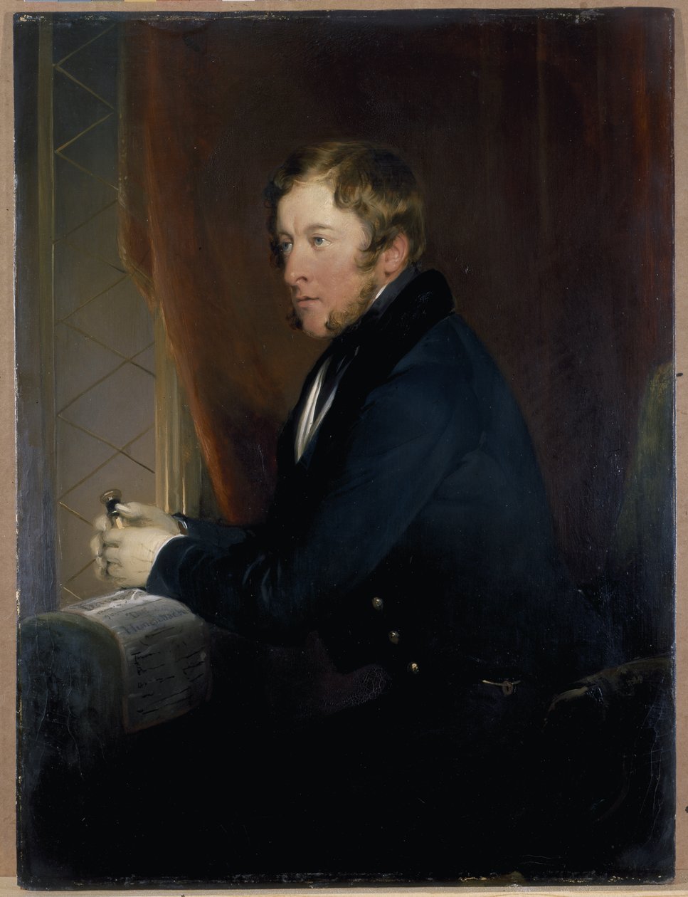 Porträtt av William Spencer Cavendish, 6:e hertigen av Devonshire av Edwin Landseer