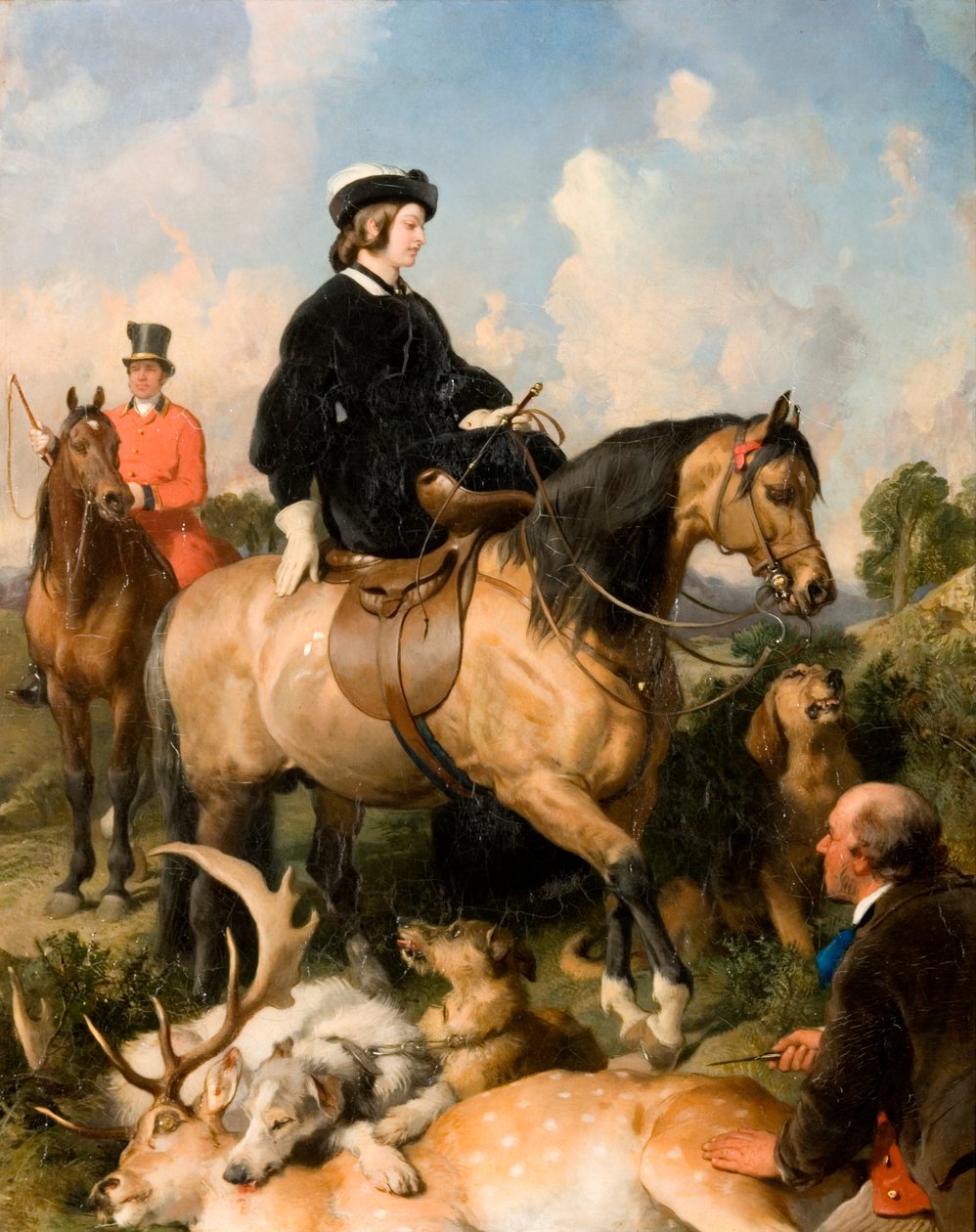 Drottning Victoria i Windsor Home Park, 1865 av Edwin Landseer