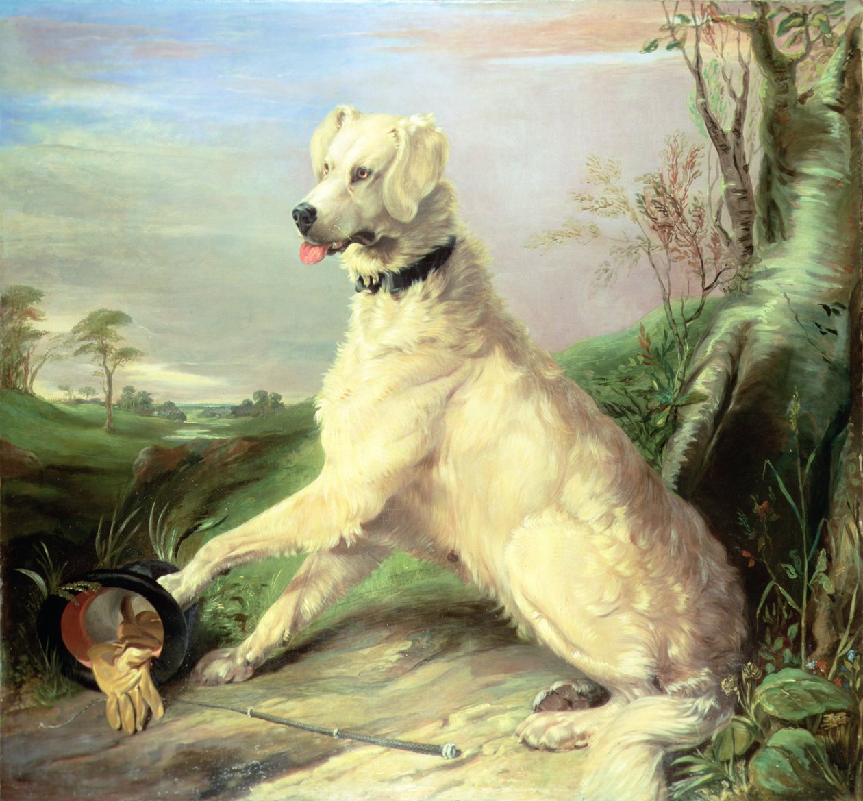 Waiting for the Master (olja på duk) av Edwin Landseer