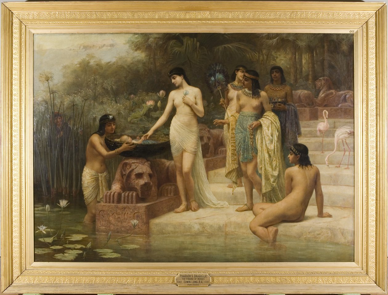 Faraos dotter - Fyndet av Moses av Edwin Longsden Long