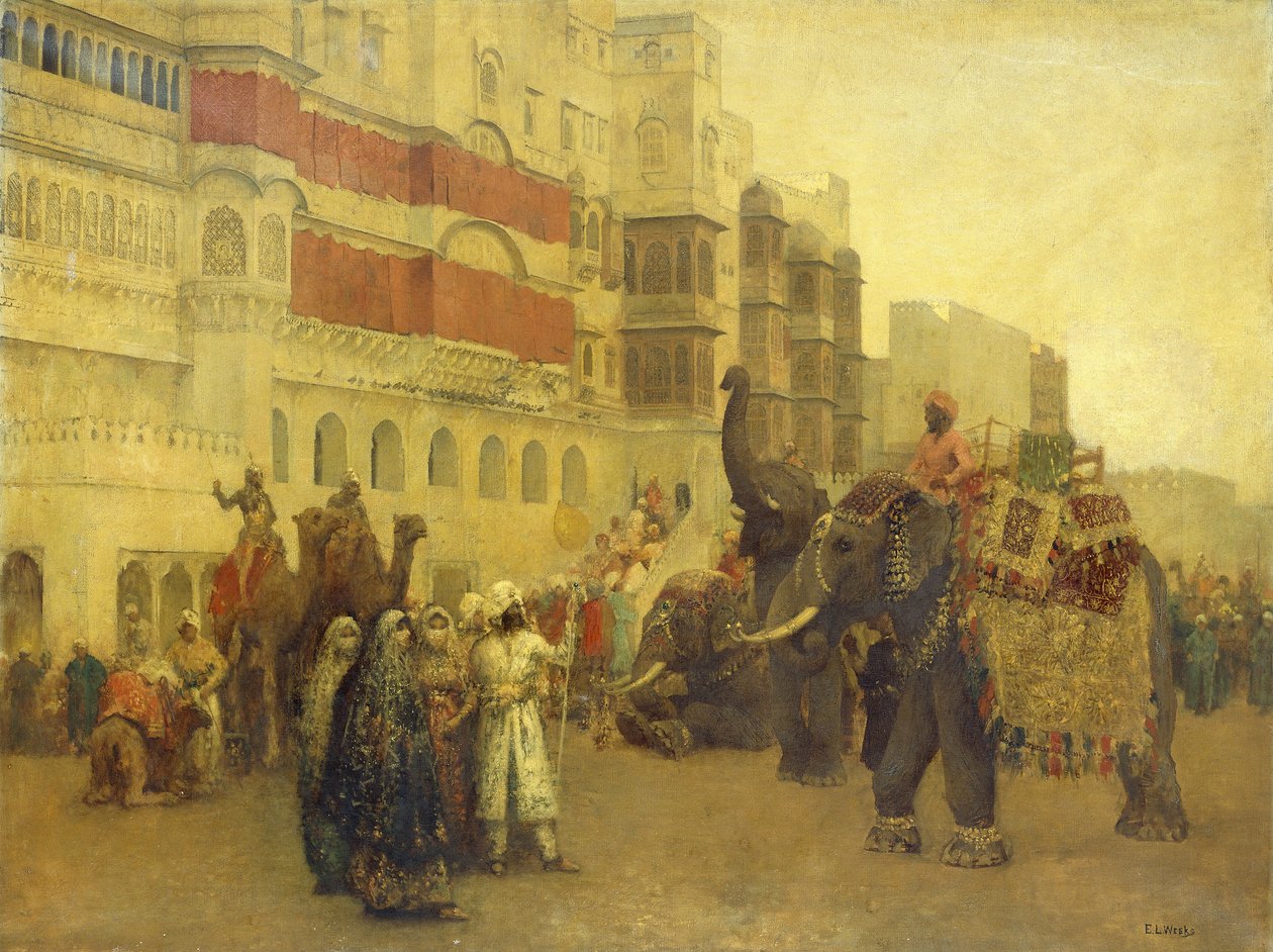 Denna feta dag på Beckney-Baluchistan, Beckney, av Edwin Lord Weeks