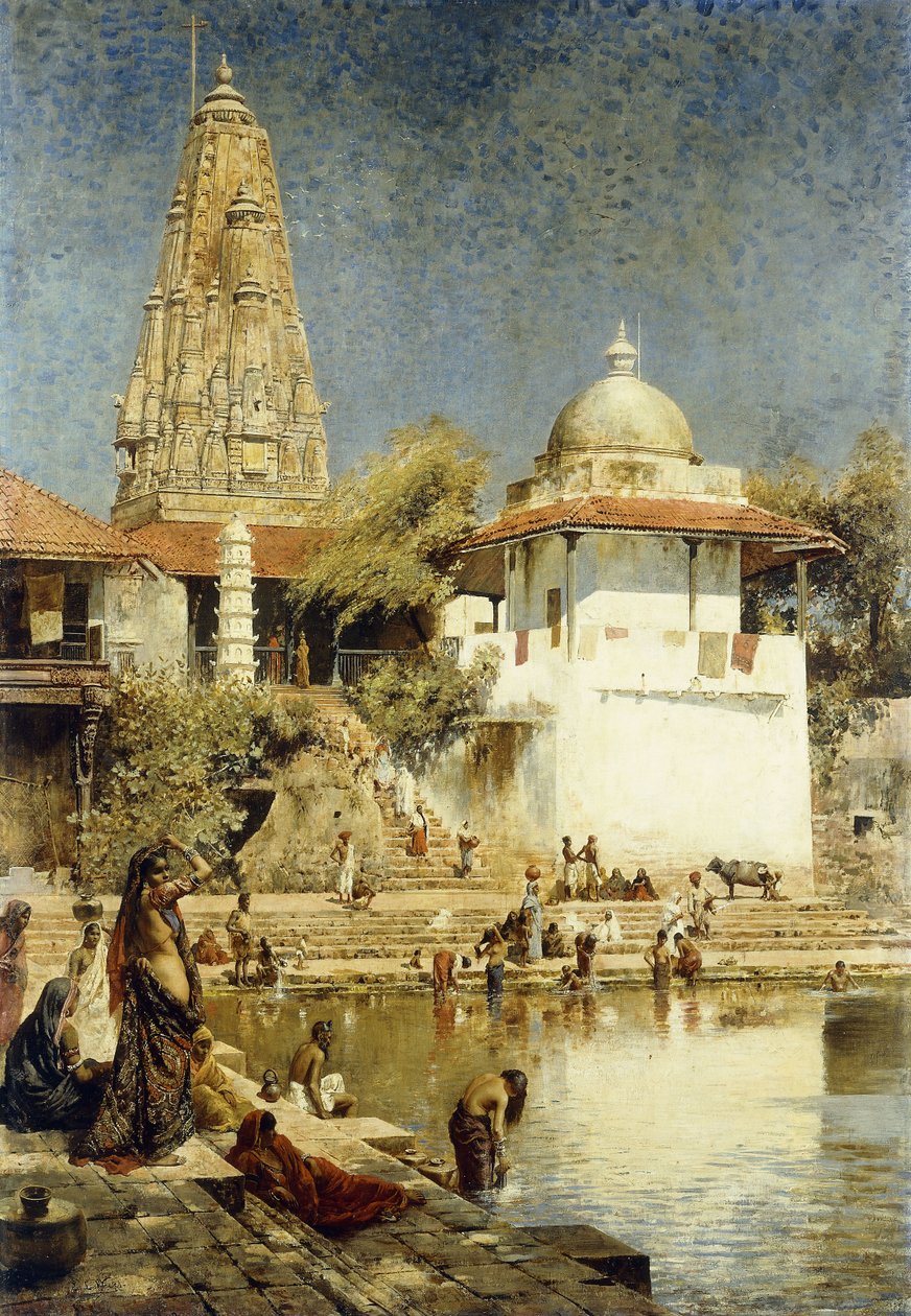 Ganges vid Benares av Edwin Lord Weeks