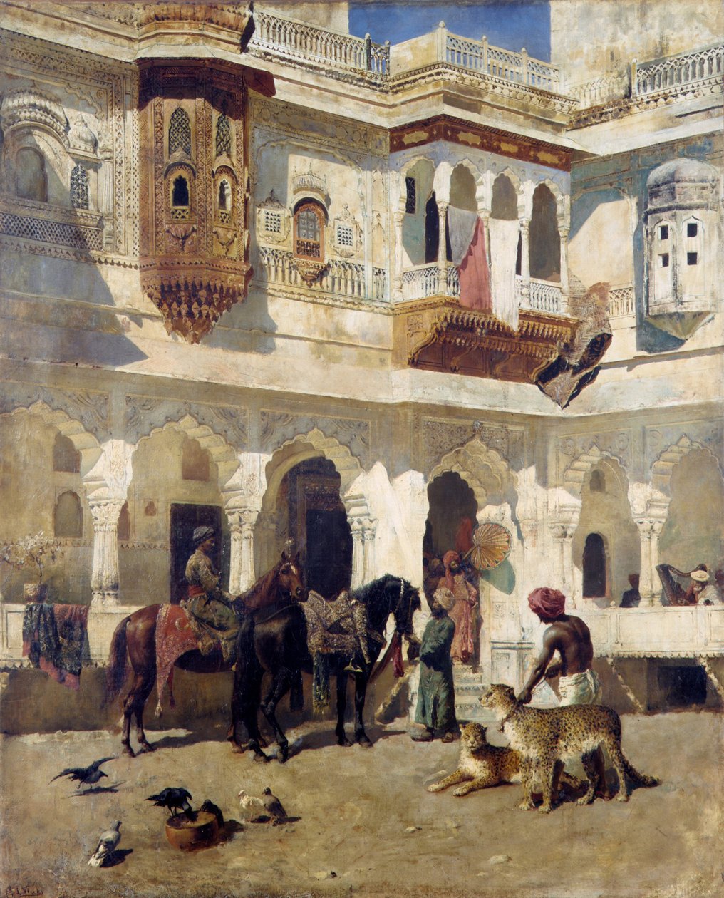 The Rajah Starting on a Hunt, ca 1885 (olja på duk) av Edwin Lord Weeks