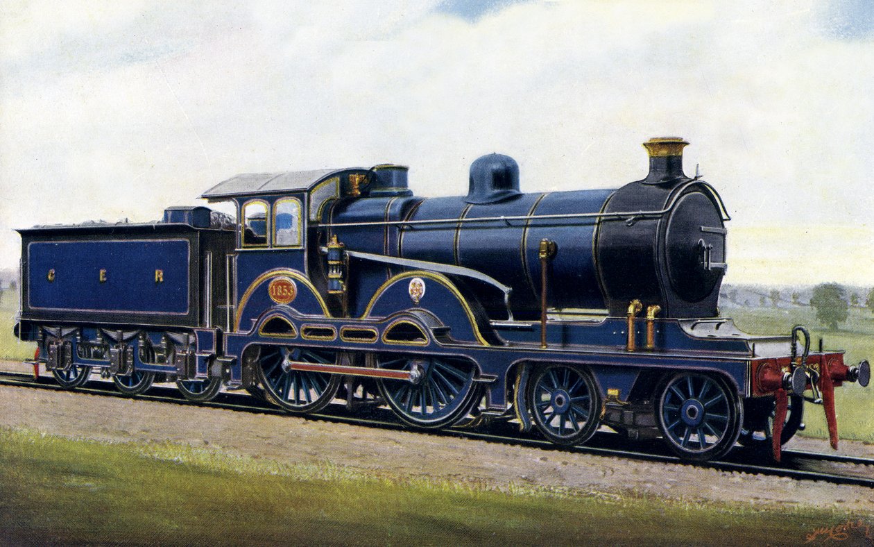 Among the Broads: En åttahjuling för Great Eastern Railway av Edwin Thomas Rudd