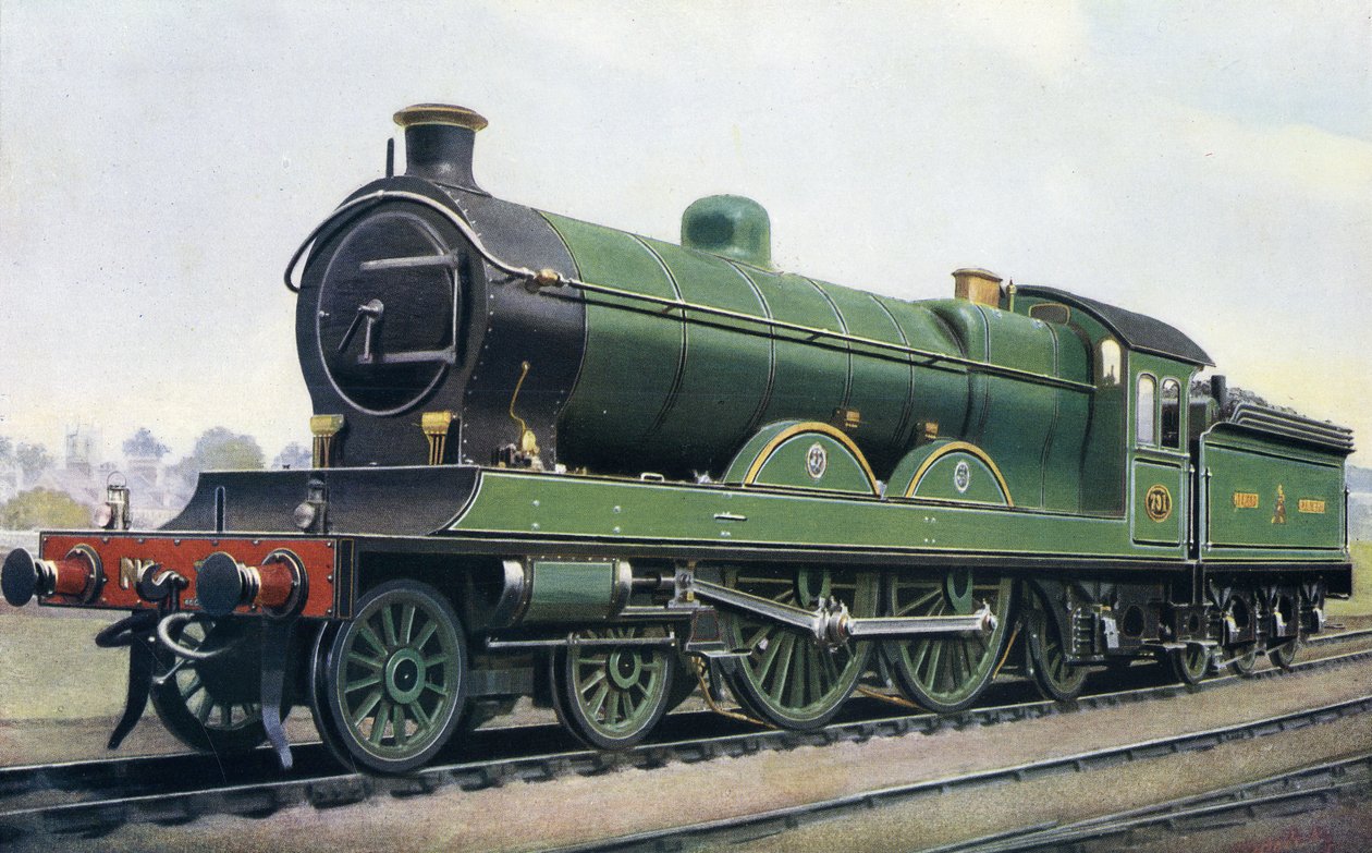 Under skuggan av York Minster: A North-Eastern Compound. London och North Eastern Railway Steam Locomotive Class C8 731 av Edwin Thomas Rudd
