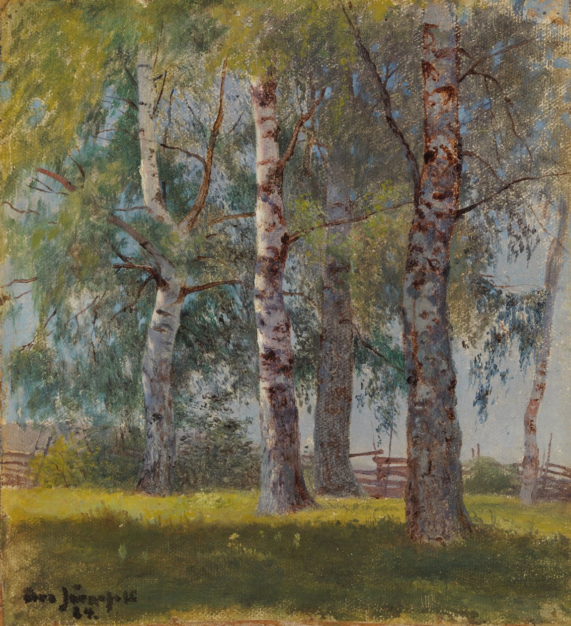 Björkar av Eero Järnefelt