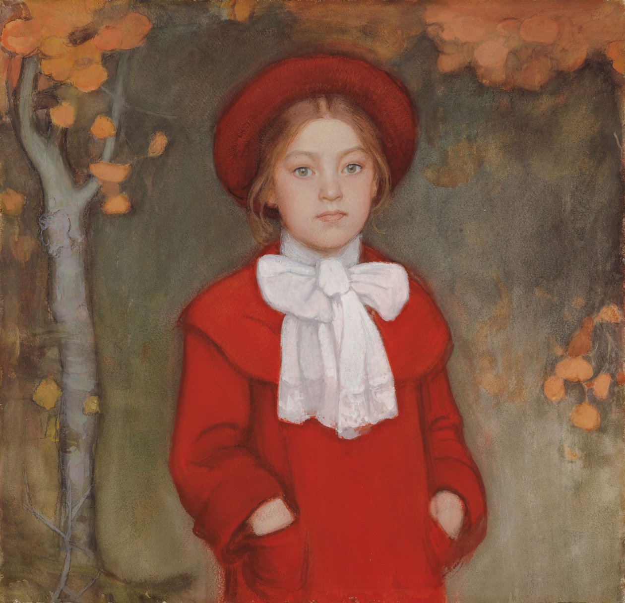 Leena, konstnärens dotter av Eero Järnefelt