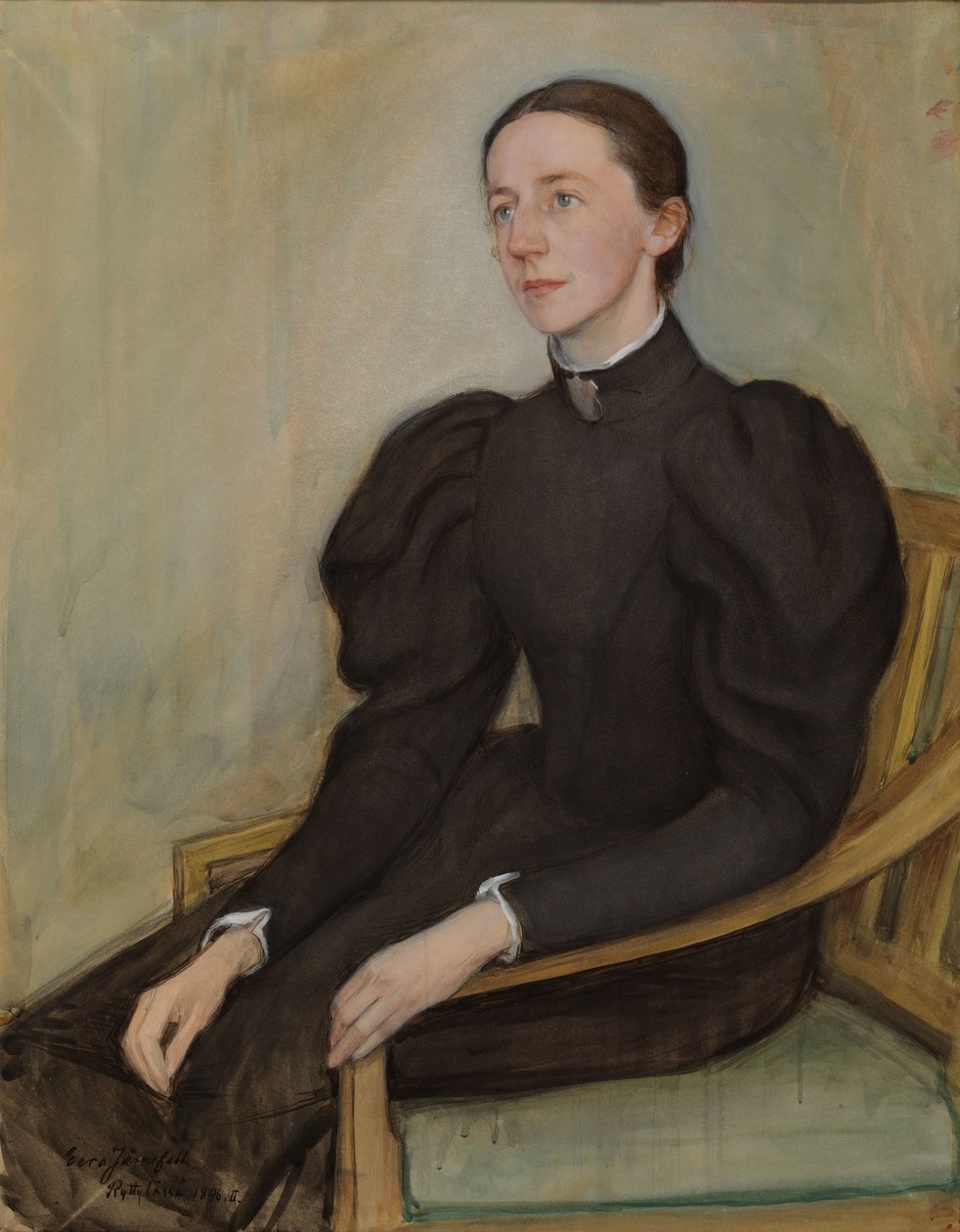 Porträtt av Mathilda Wrede av Eero Järnefelt