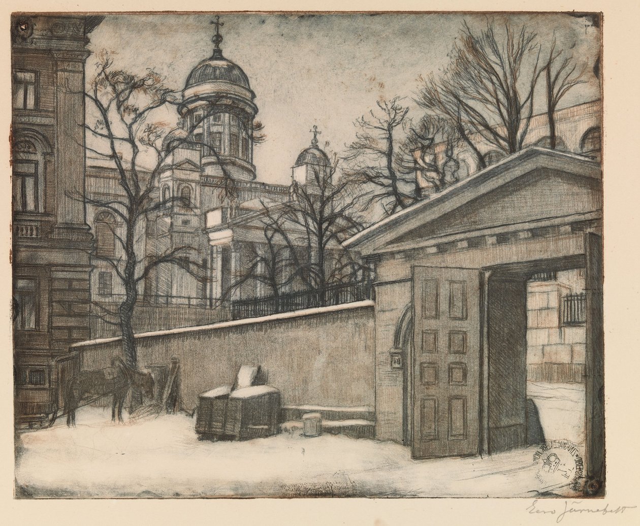 Sankt Nikolaus kyrka av Eero Järnefelt