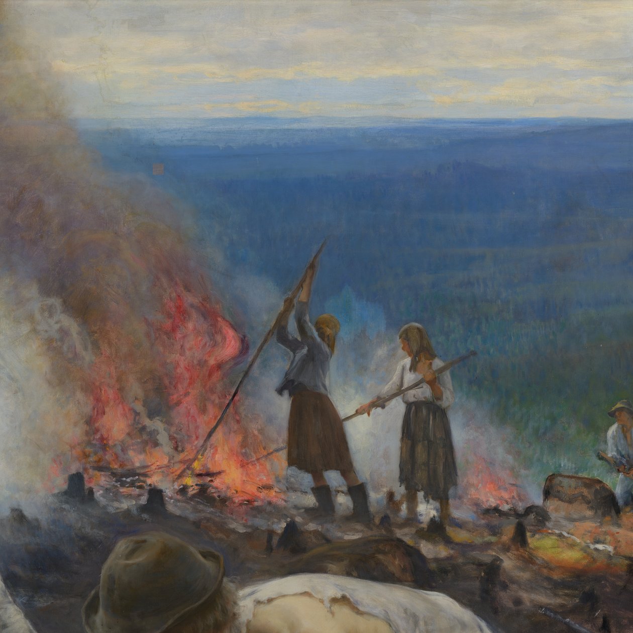 Under oket (Att bränna riset) av Eero Järnefelt