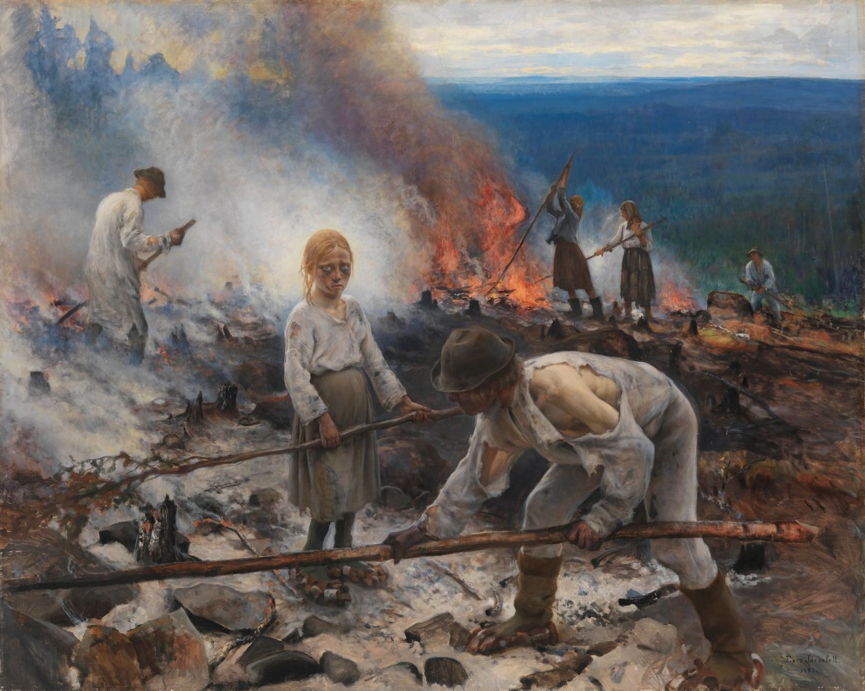 Under oket (Att bränna riset) av Eero Järnefelt