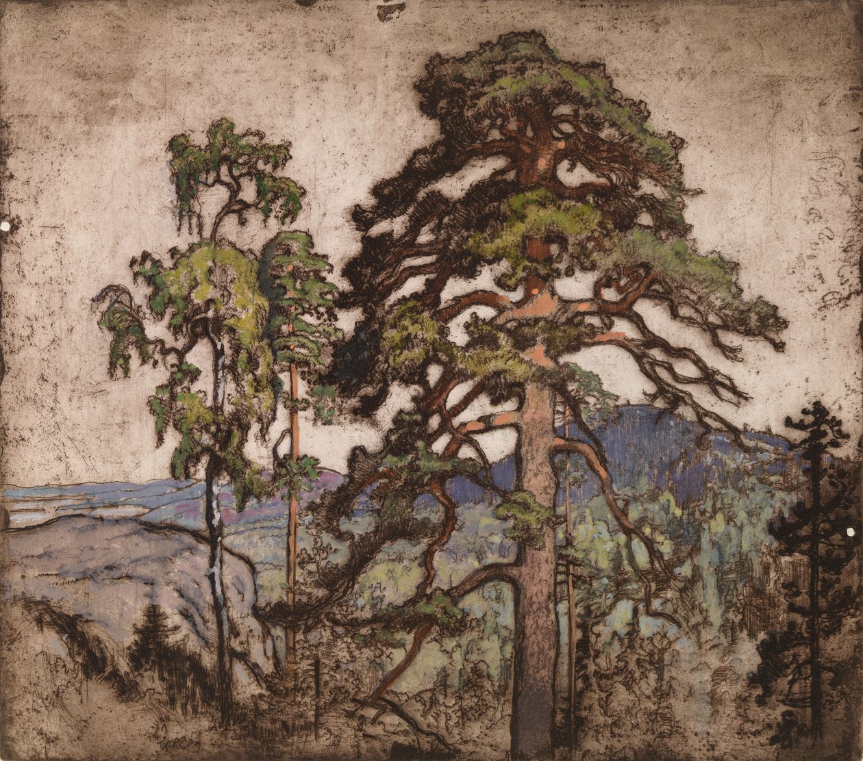 Utsikt från Koli av Eero Järnefelt