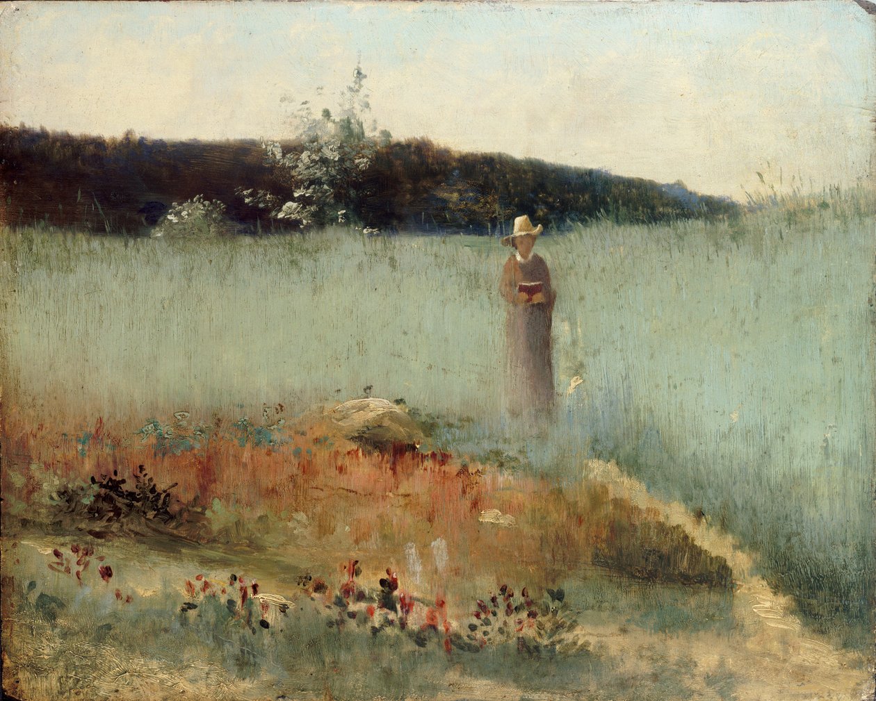 Rågfält, Barbizon, c1884 av Egerton Bush Coghill