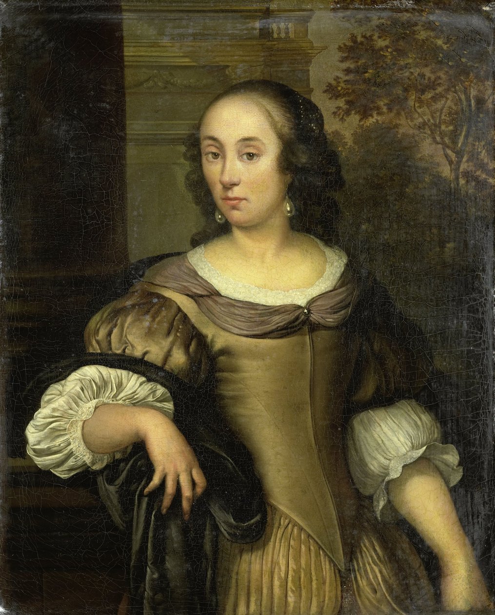 Porträtt av en ung kvinna av Eglon Hendrick van der Neer