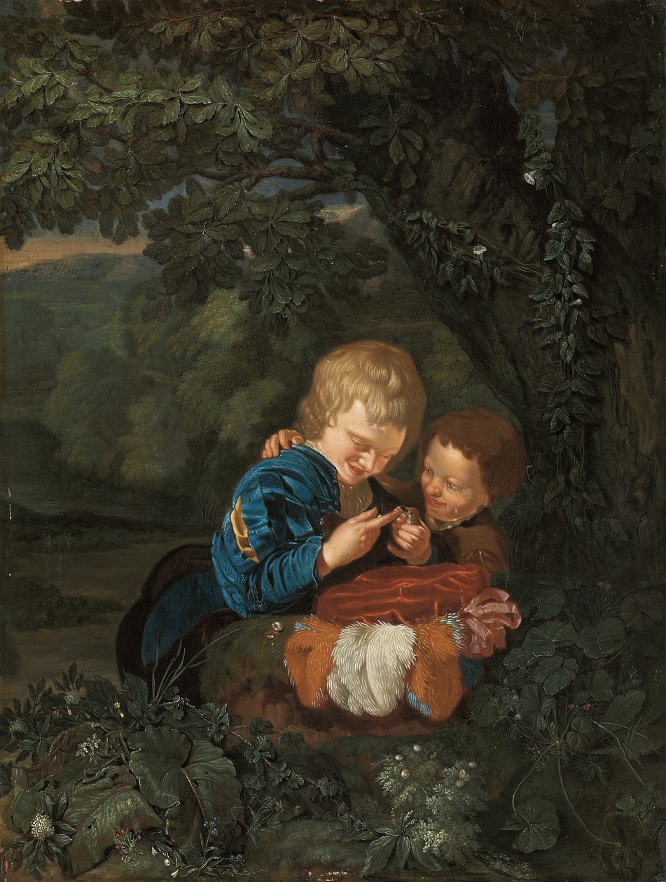 Ungfågelfångarna av Eglon Hendrick van der Neer