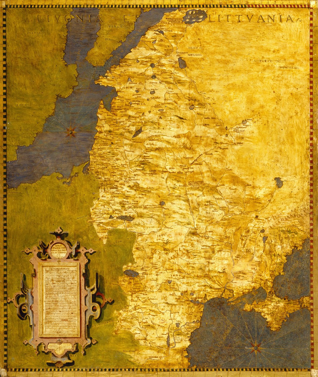Lettland och Litauen av Ignazio Danti