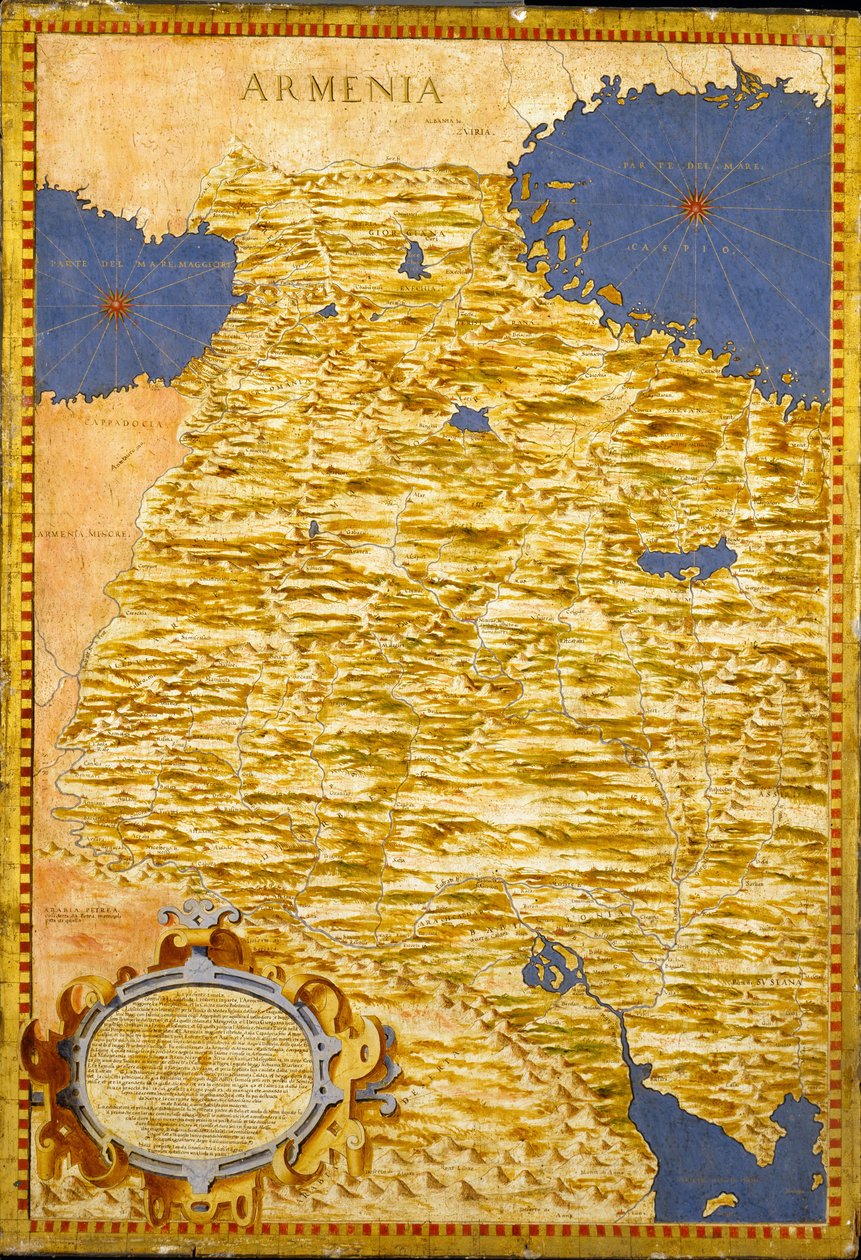 Mellanöstern - Georgien, Armenien, Irak, västra Iran av Egnazio Danti