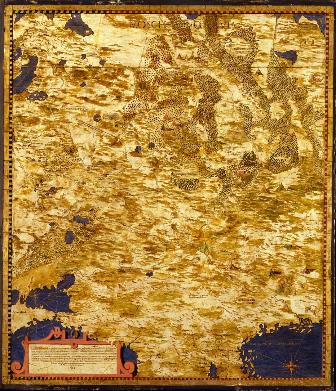 ロシア・モスコビア、c. 1565スウェーデン語 av Egnazio Danti
