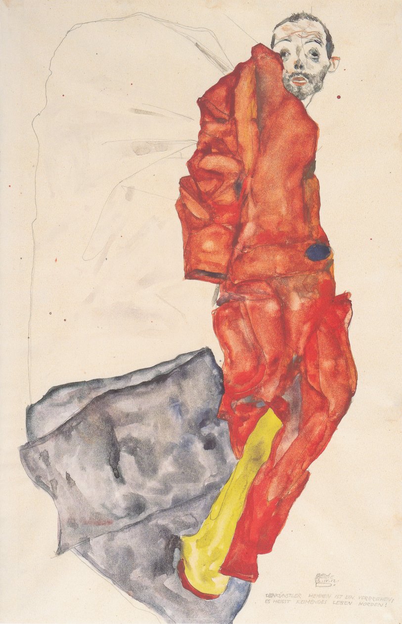 Att hämma konstnären är ett brott, det kallas spirande liv, mord av Egon Schiele