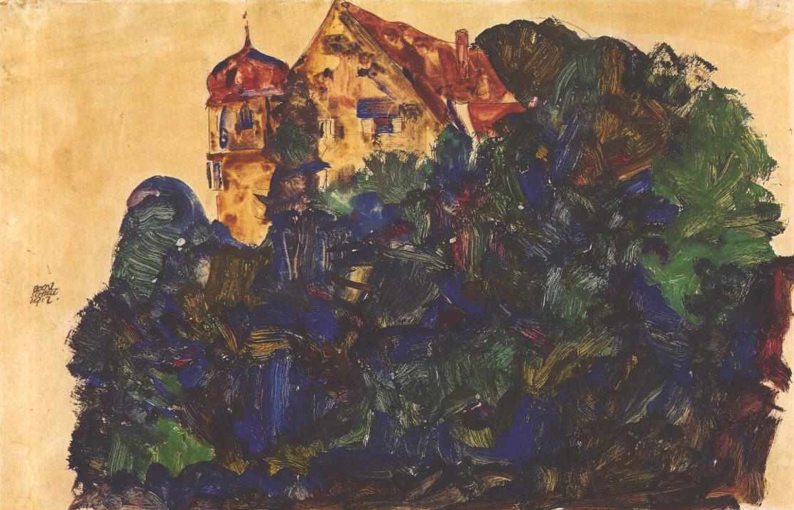 Slottet Deuring av Egon Schiele