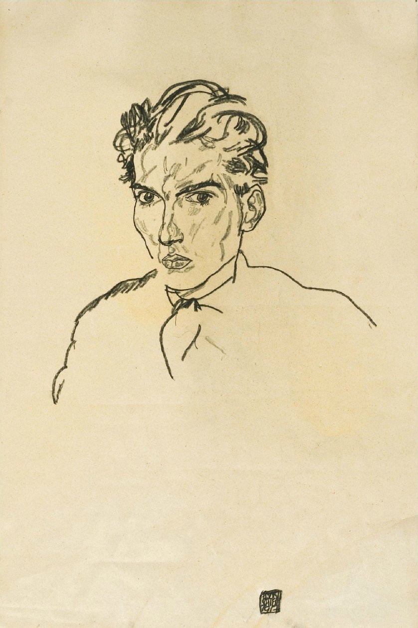 Hugo Sonnenschein  av Egon Schiele