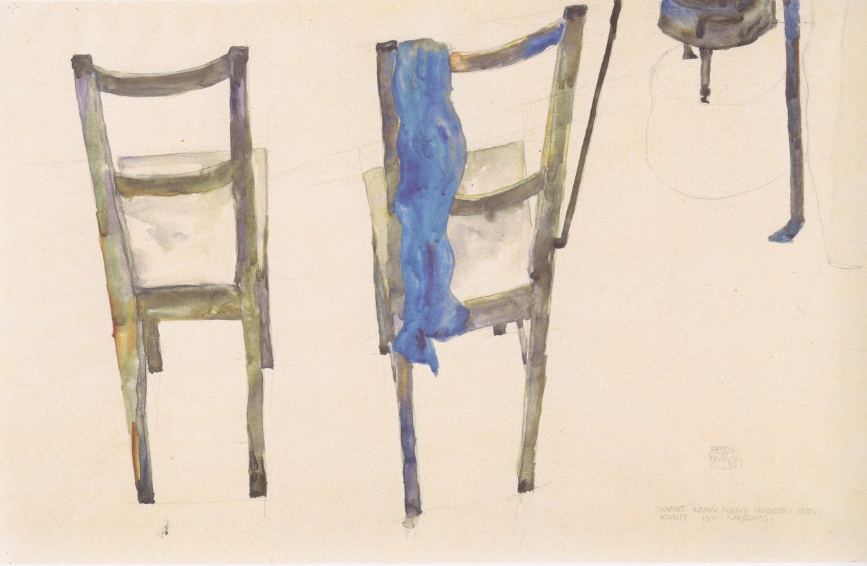 Konst kan inte vara modern, konsten är evig av Egon Schiele