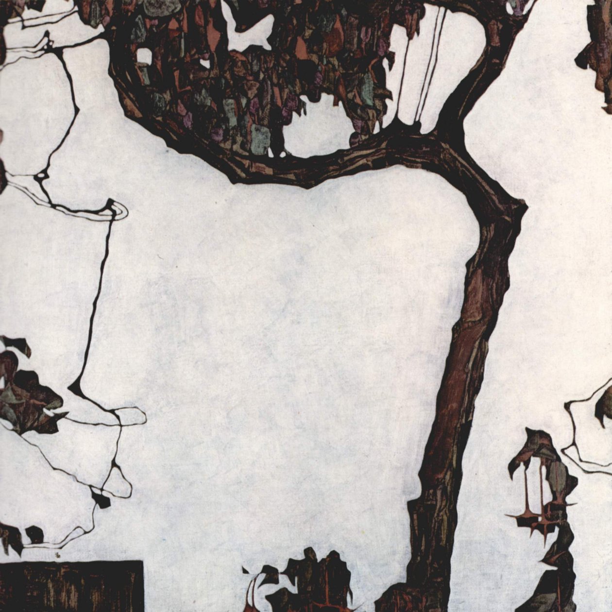 Pflaumenbaum av Egon Schiele