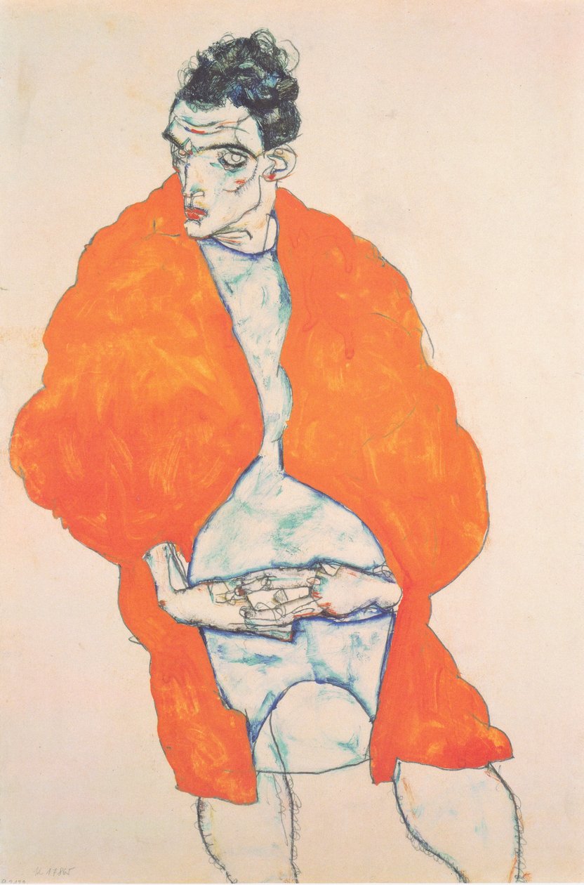 Självporträtt av Egon Schiele
