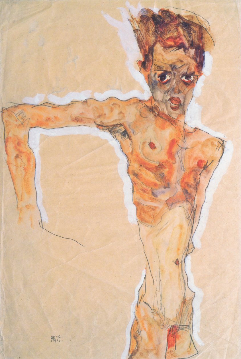 Självporträtt av Egon Schiele