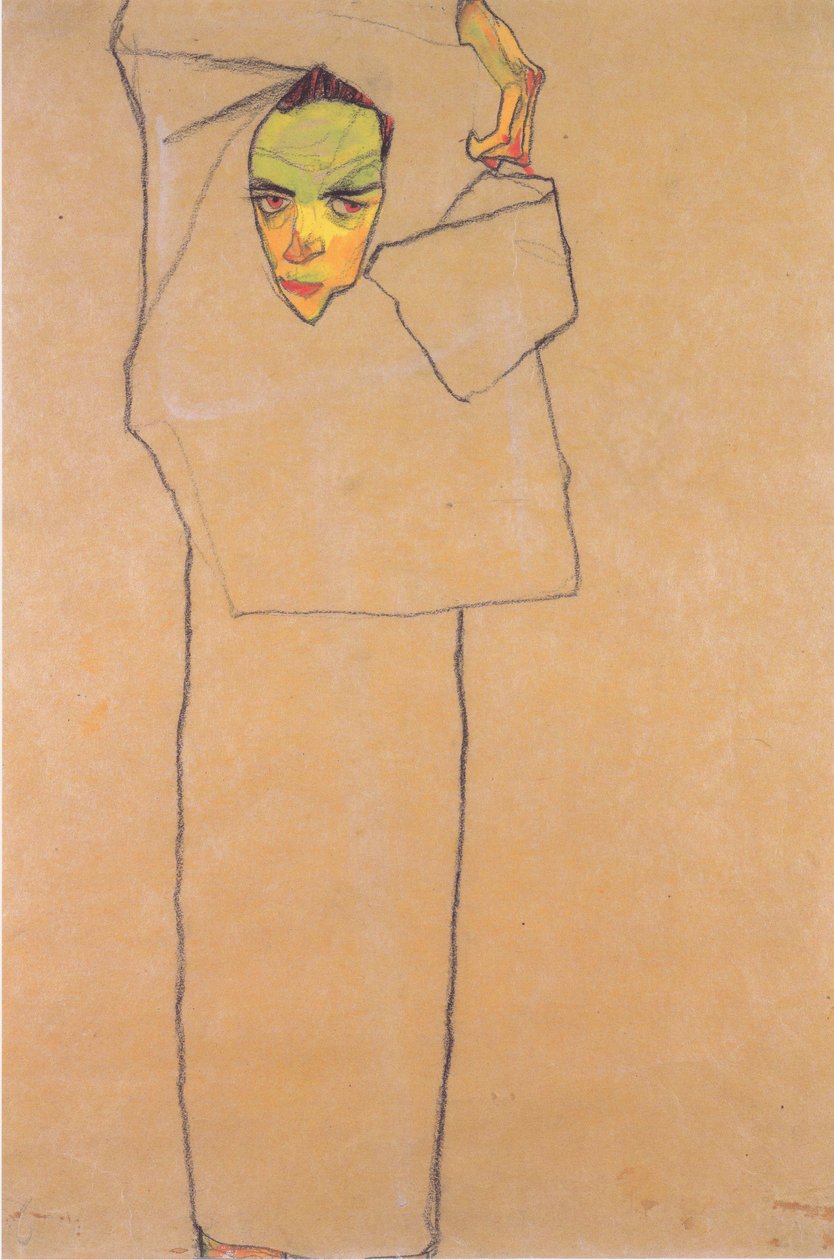 Självporträtt av Egon Schiele