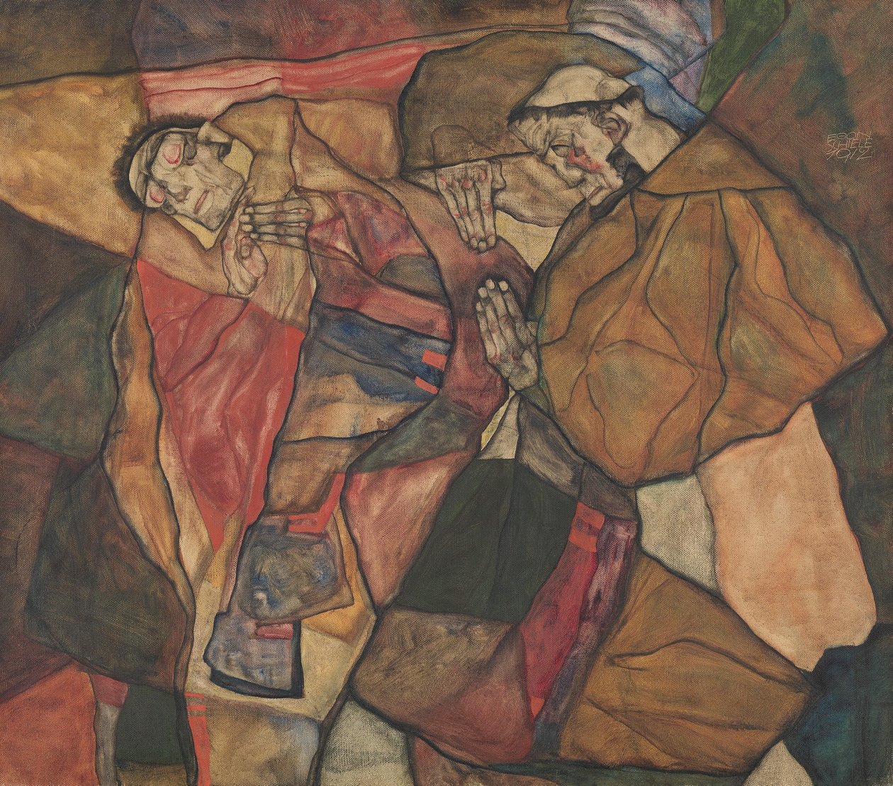 Agoni av Egon Schiele
