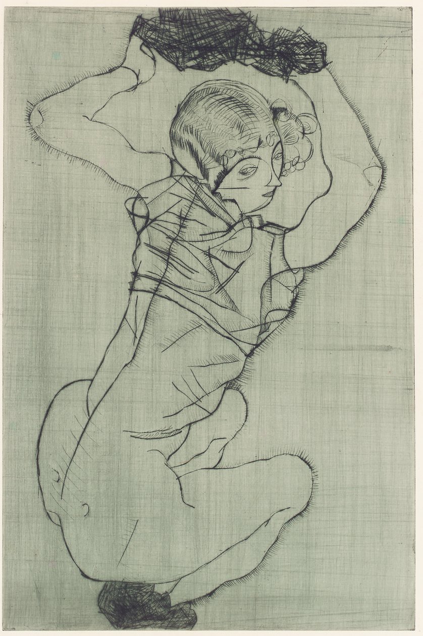 Hukar av Egon Schiele