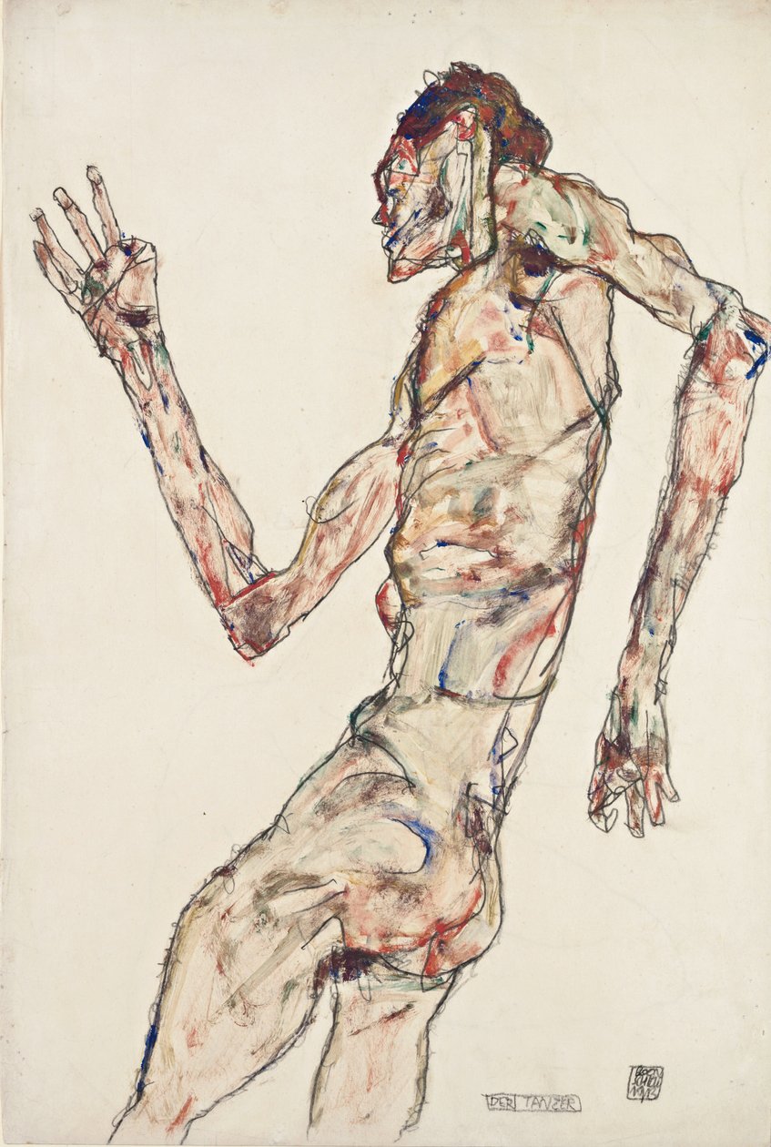 Dansaren av Egon Schiele