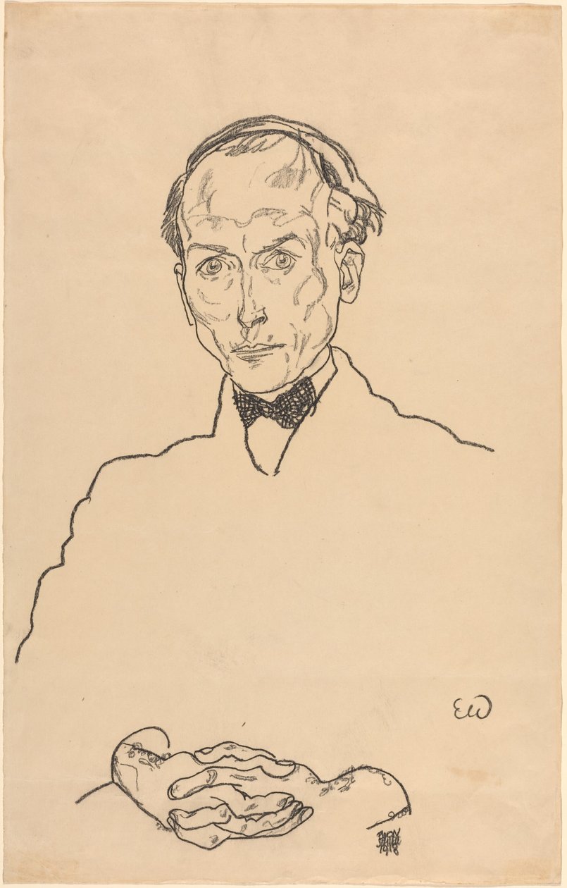 Dr Ernst Wagner av Egon Schiele